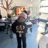 MSA student poses for photo in classroom
