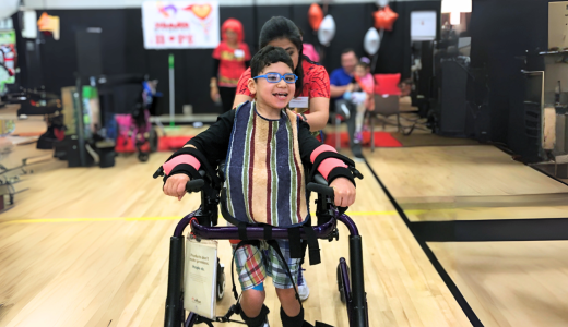 Sammy running in the iHOPE games