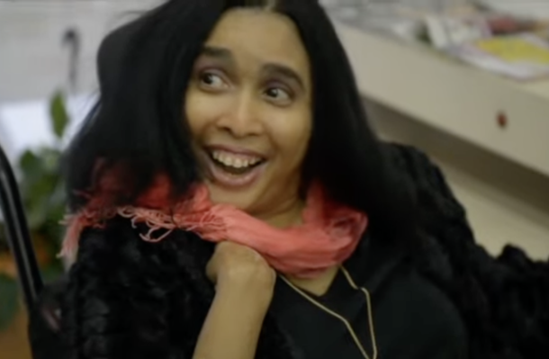 Thais smiling, a still from the video