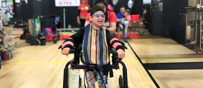Sammy running in the iHOPE games