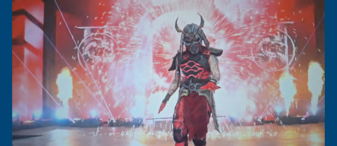 shot from a video of the double day event