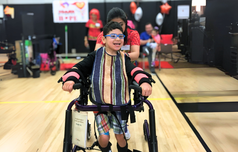 Sammy running in the iHOPE games