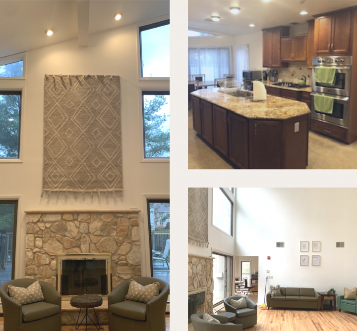 Collage of the interior of one of the new residential homes in Hudson Valley