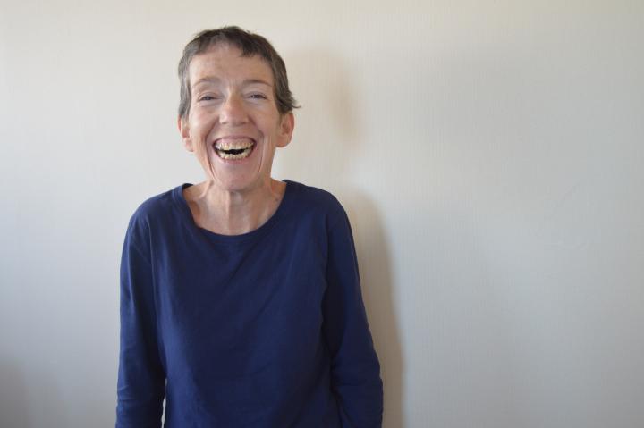 Photograph of Julie M., fundraiser extraordinaire!