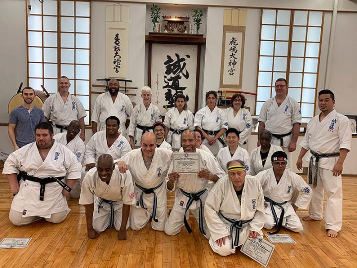 photo: Group shot at World Seido Karate