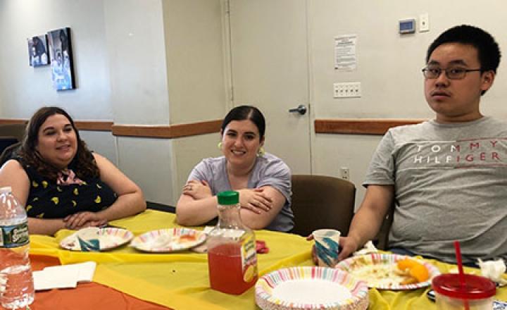 YAI staff pose with Jason, a participant of YAI’s Transition to Independence program.